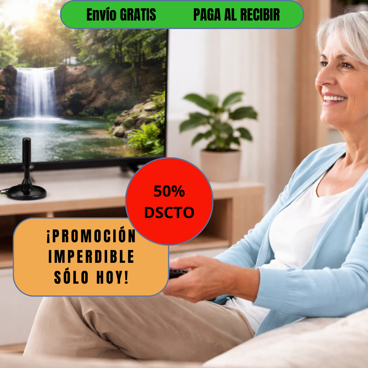 Antena digital HD Señal libre y gratis