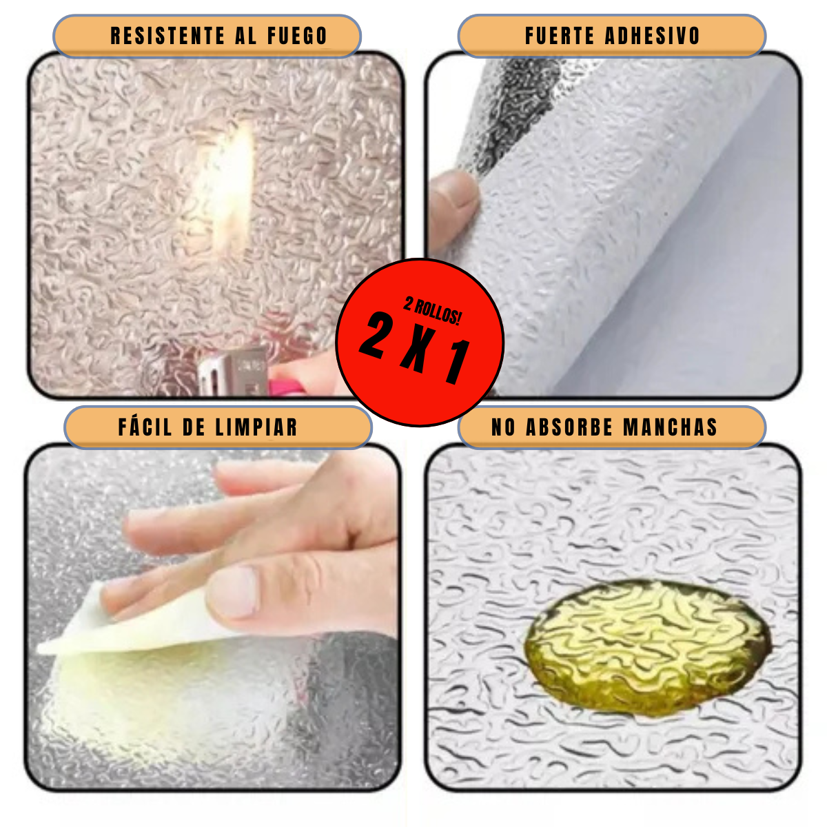 ALUMINIO ADHESIVO ANTIGRASA 50% OFF
