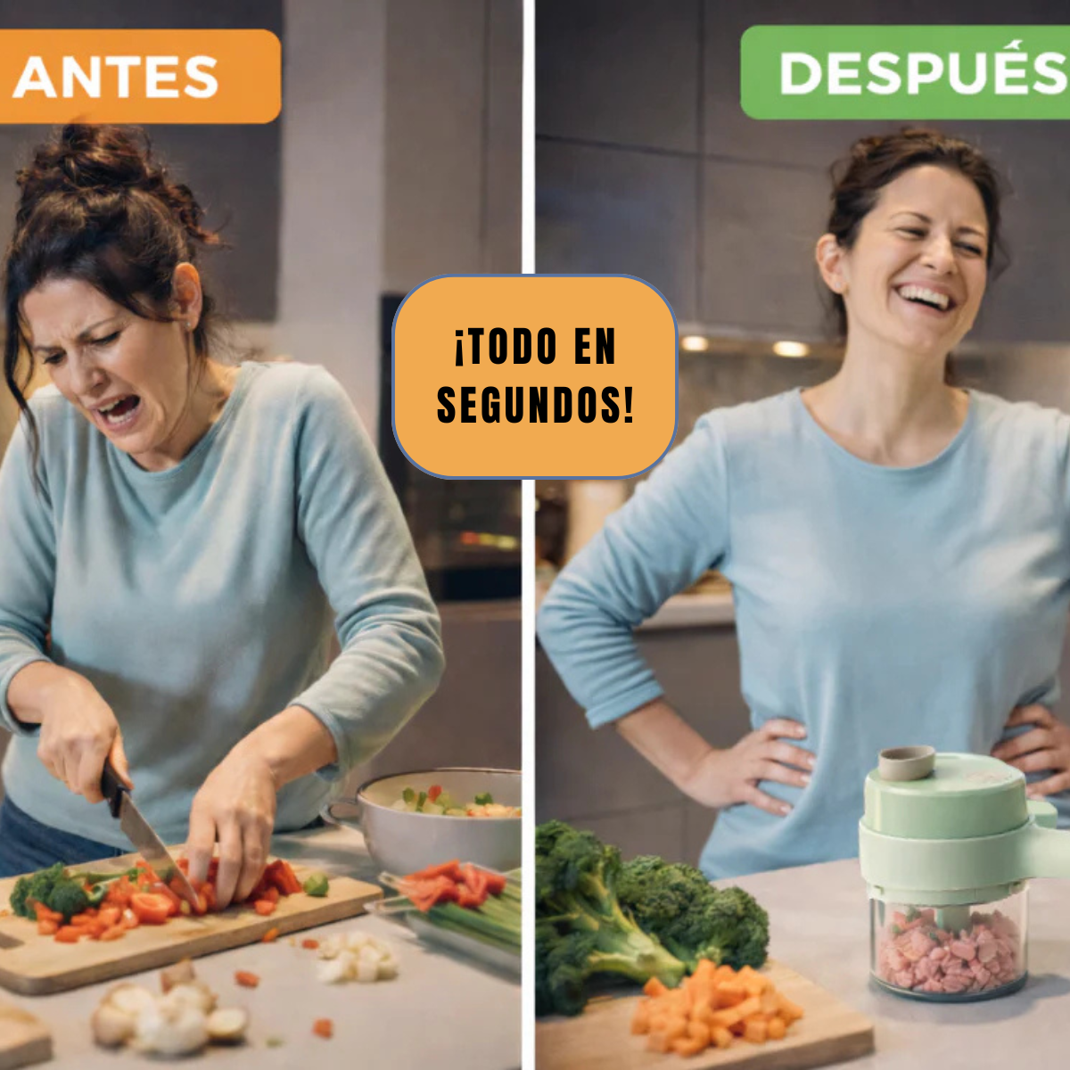 CORTADOR DE VERDURAS ELÉCTRICO 50% OFF