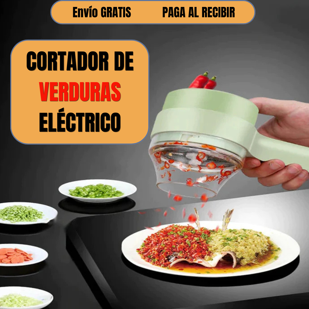 CORTADOR DE VERDURAS ELÉCTRICO 50% OFF